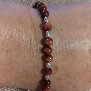 Nwt- glistening sunstone Sterling bracelet 8 inch